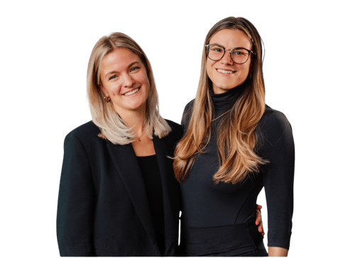 Zwei Kolleginnen aus dem Team von AS Marketing