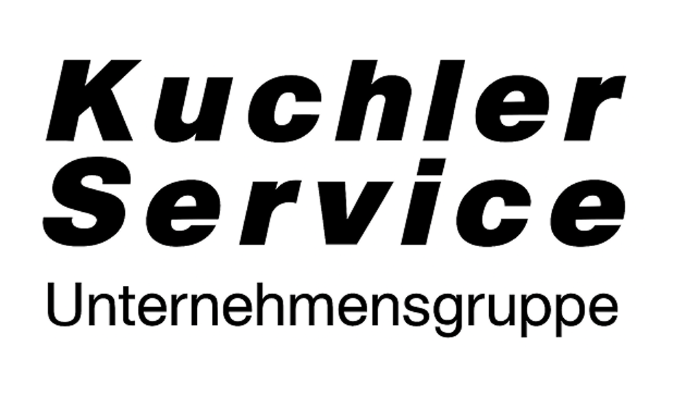 Kuhler Service Unternehmensgruppe Logo in schwarzer Schrift auf weißem Hintergrund.