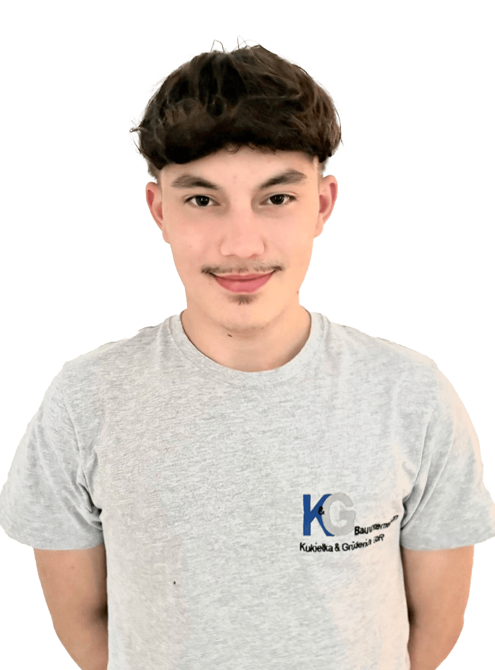 Joel Lazar, Auszubildender bei K&G Bauunternehmen in Wuppertal