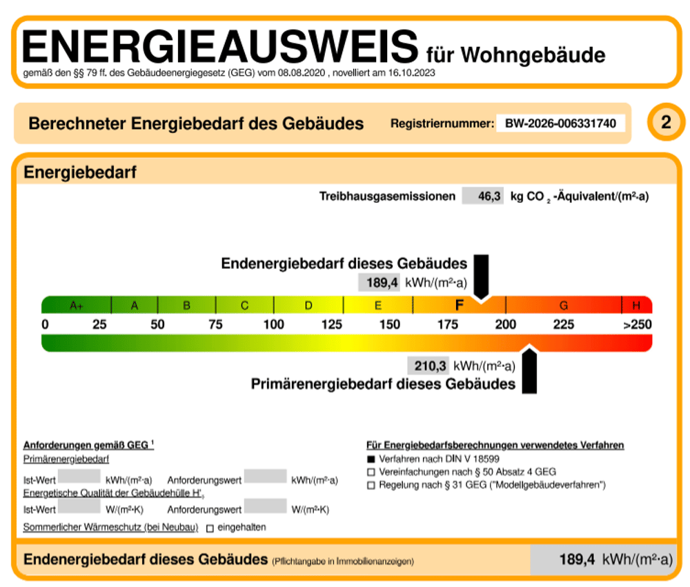 Energieausweis