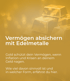 Vermögen absichern mit Edelmetallen