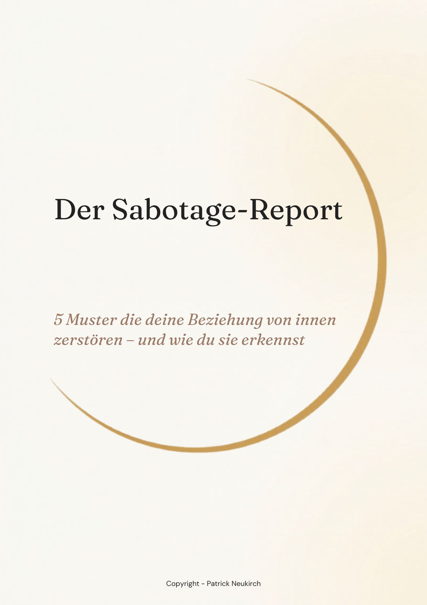 Der Sabotage-Report – Patrick Neukirch
