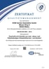 DIN EN ISO 9001:2015 Zertifikat für Qualitätsmanagement der KGW Gerber Edelstähle GmbH