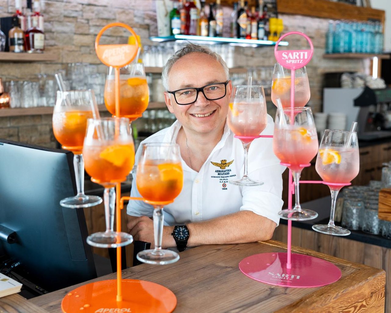 Spritz an der Bar