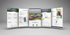 Fünf Webseiten-Layouts für eine Lebensmittelmarke, die verschiedene Produktseiten und Landingpages zeigen.