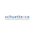 Logo von schuette co Wirtschaftsprüfer, Steuerberater und Rechtsanwälte mit blauer Schrift und drei orangen Balken.