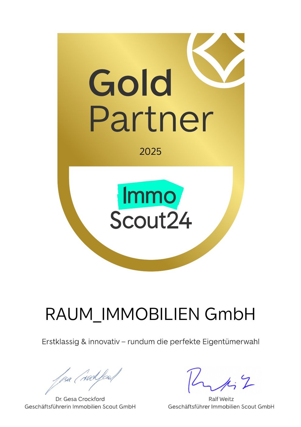 ImmoScout24 Gold-Partner