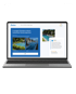 Laptop zeigt eine Webseite mit "Ibatec"-Logo, einem Formular für einen kostenlosen Sanierungscheck und Poolbildern.