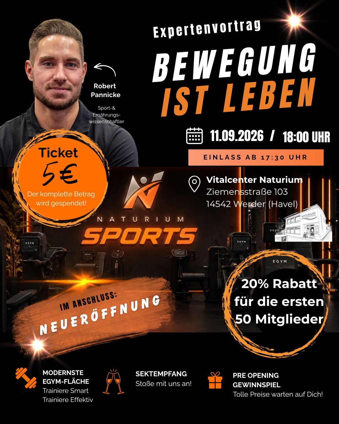 Ein besonderer Abend im Naturium: Exklusive Eröffnung von Naturium Sports