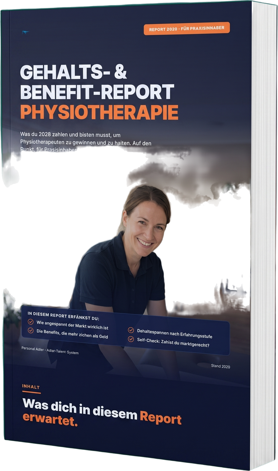 Gehalts- & Benefit-Report Physiotherapie Mockup
