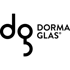 Schwarzes D und G ineinandergreifend mit dem Schriftzug „DORMA GLAS“ daneben auf grünem Hintergrund.