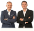 Geschäftsführer Mirko Kaluza und Torsten von Heydebrand im gemeinsamen Porträt, beide mit freundlichem Blick