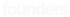 Die Gründer-Elite Magazin Founders Logo in weiß auf grünem Hintergrund.