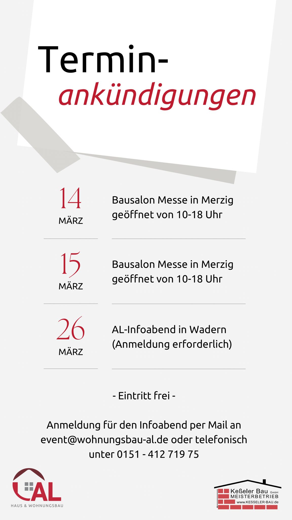 Tag der offenen Baustelle Wohnungsbau AL