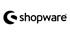 Schwarzes Shopware-Logo mit stilisiertem "S" und dem Wort "shopware" in Kleinbuchstaben.