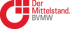 Rotes Logo mit einem C und drei Quadraten; daneben "Der Mittelstand." in Rot und "BVMW" in Grau.