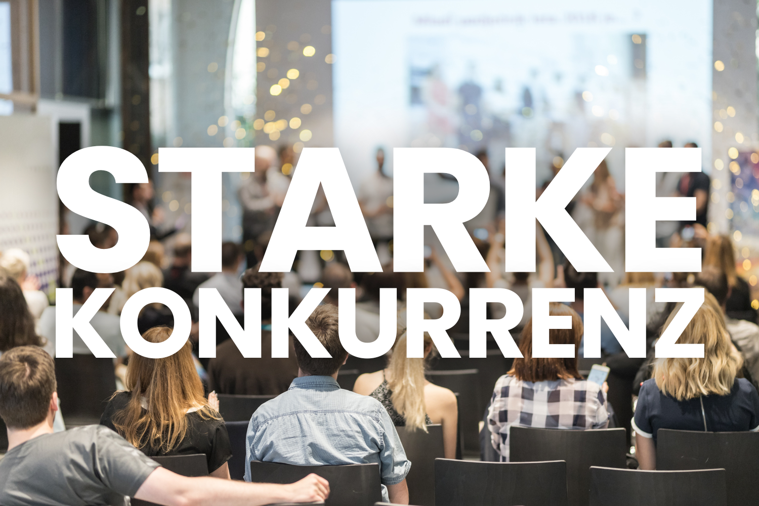 Symbolbild zur Herausforderung „Starke Konkurrenz?“ – professionelle Foto- und Videografie für Unternehmen