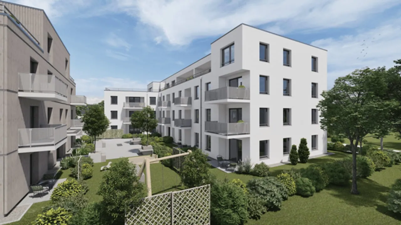Neubau-Wohnanlage aus dem Portfolio von Geiselhart Immobilien