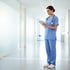 Nurse with tablet