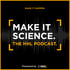 Make It Science: The HHL Podcast Logo mit Wellenform auf schwarzem Hintergrund und dem Slogan Make It Happen.