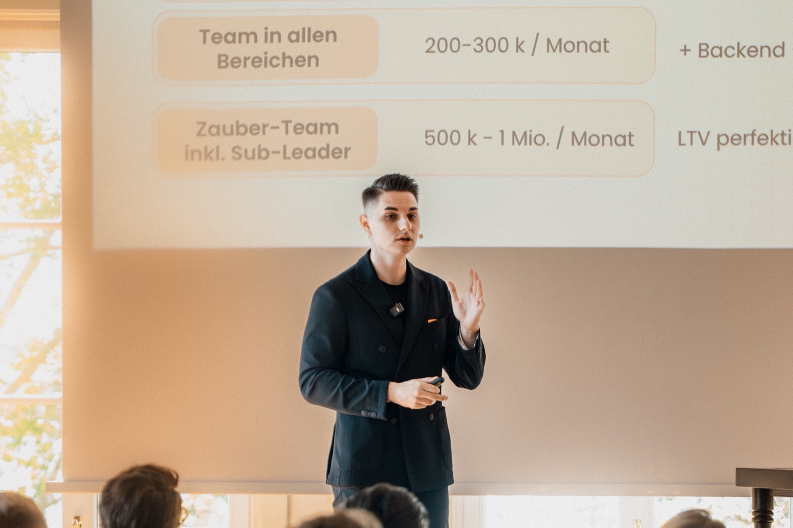 Stefan Graf auf der Bühne