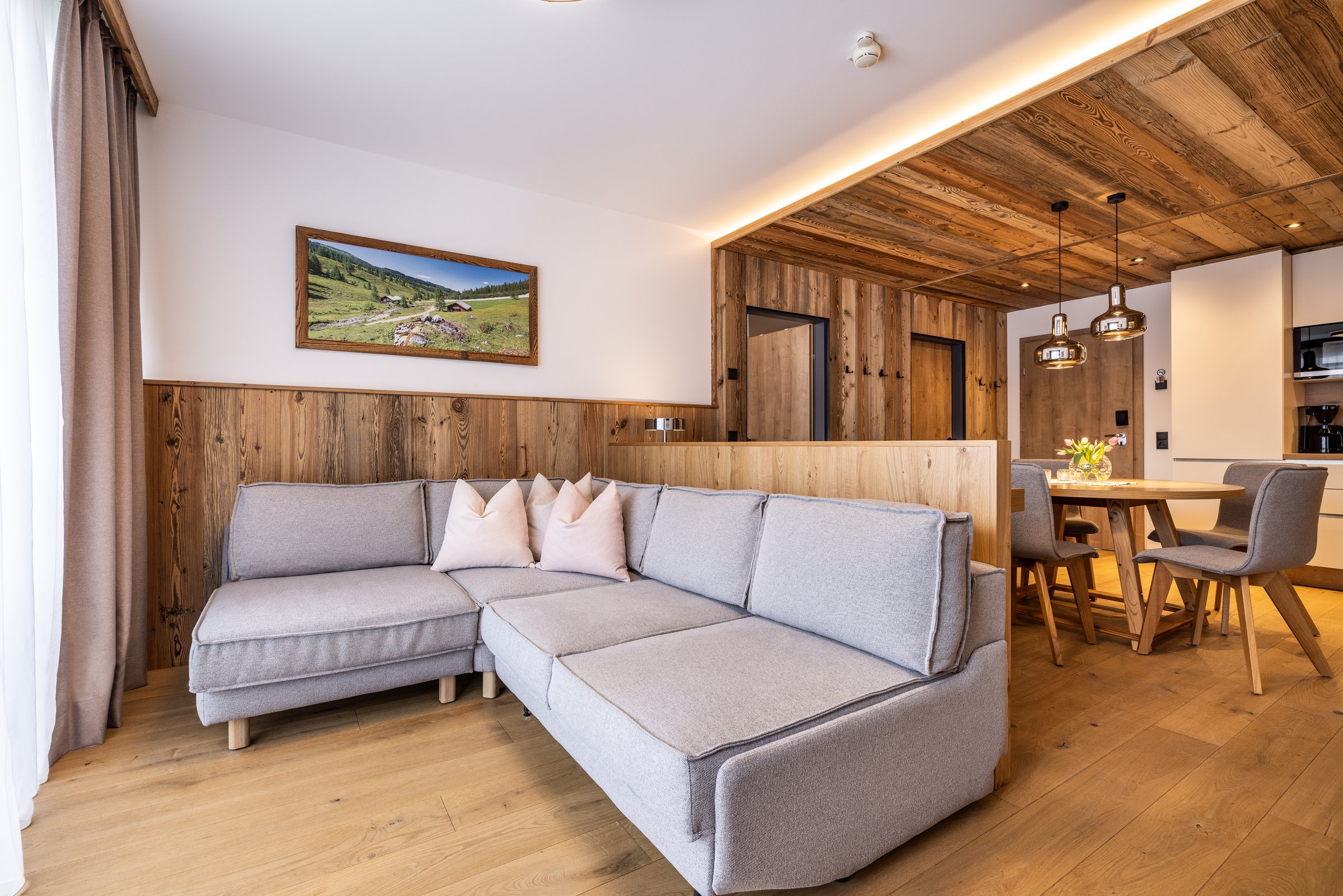 Moderní interiér rodinného apartmánu