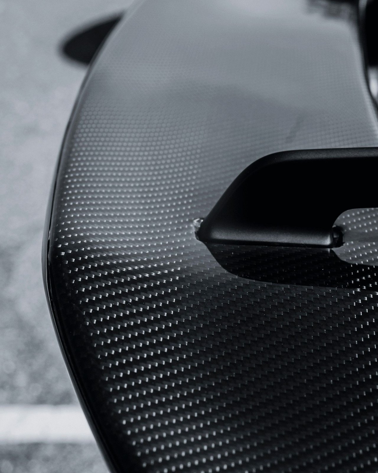 Carbon-Bauteil im Detail