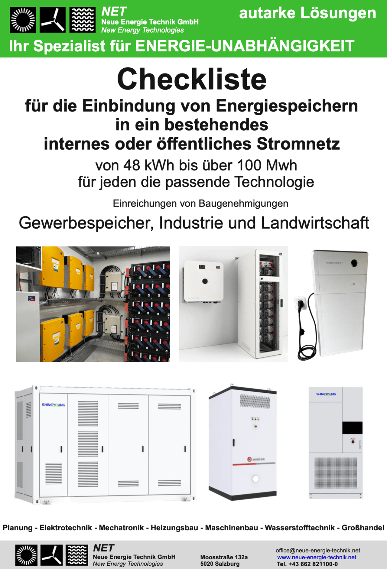 NET-Checkliste