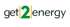 get2energy Logo mit Text: Nachhaltig. Klimaschonend. Zukunftssicher.
