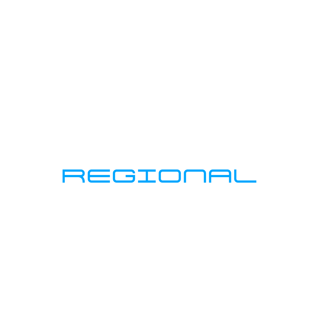 TOMEIT REGIONAL Logo: Weißes TOMEIT mit blauer Linie und blauem REGIONAL auf dunkelgrünem Hintergrund.