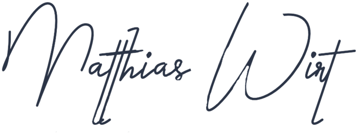 Unterschrift von Matthias Wirt