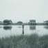 Bayou waterline near homes