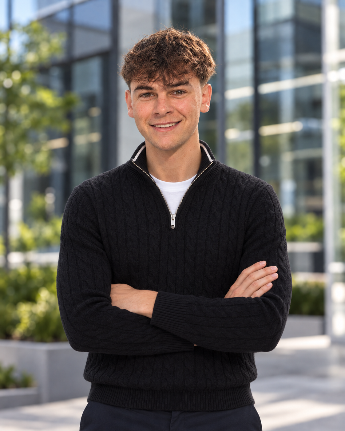 Nico Kerschbaumer bei der Arbeit an einer KI-Lösung