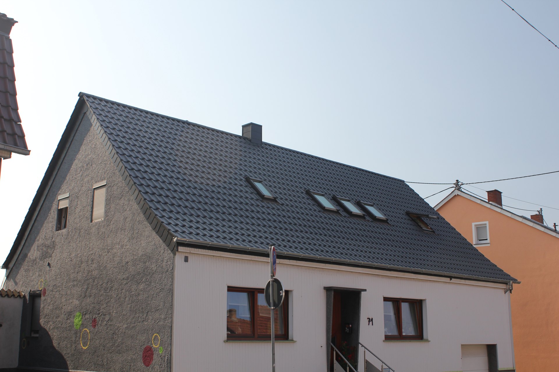 Neu errichtetes Steildach – Einfamilienhaus