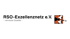 Logo des RSO-Exzellenznetz e.V. mit dem Slogan vernetzte Qualität und Symbol einer Gelenkinjektion.