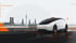 autonomes auto mit skyline münchen