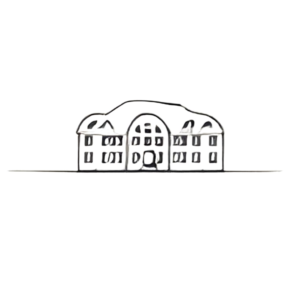 Schwarzer Text „Schwester Heidi“ mit einer gebogenen Spritze und einer Nadel darunter auf grünem Hintergrund.