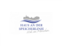Logo: Haus an der Speicherlinie, Nah am Menschen, mit Stadtsilhouette und Wellen.