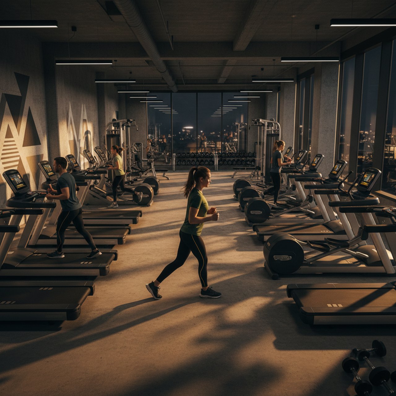 At your gym