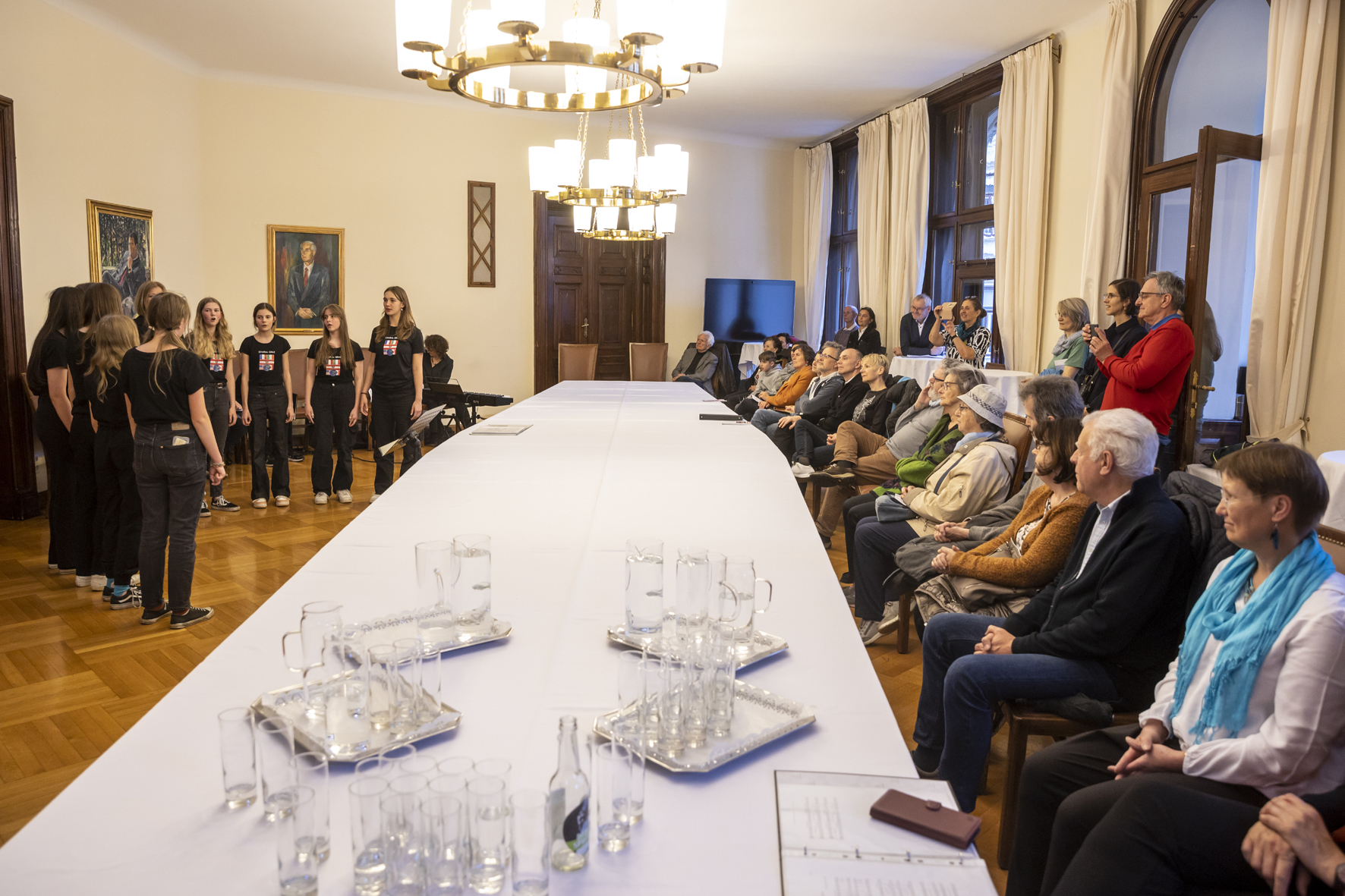 CHORÖSI singing at the Long Night of Choirs 2023 in Graz