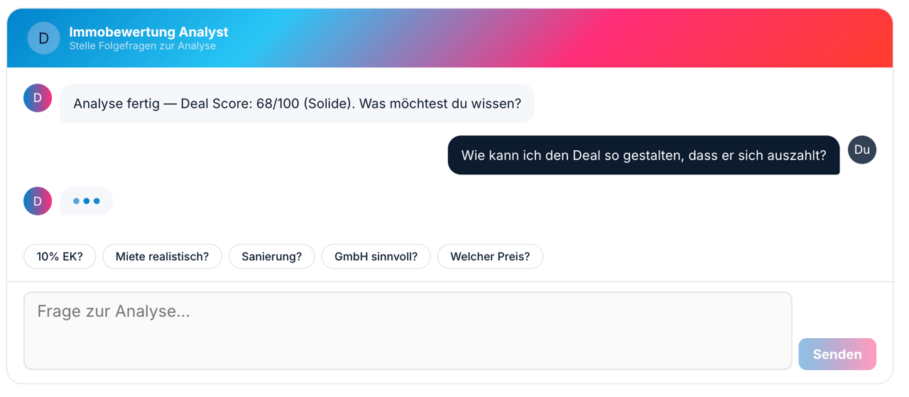 Frag einfach nach.