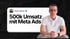 Martin Baisert mit Brille und weißem Polo-Shirt; Text: "500k Umsatz mit Meta Ads"