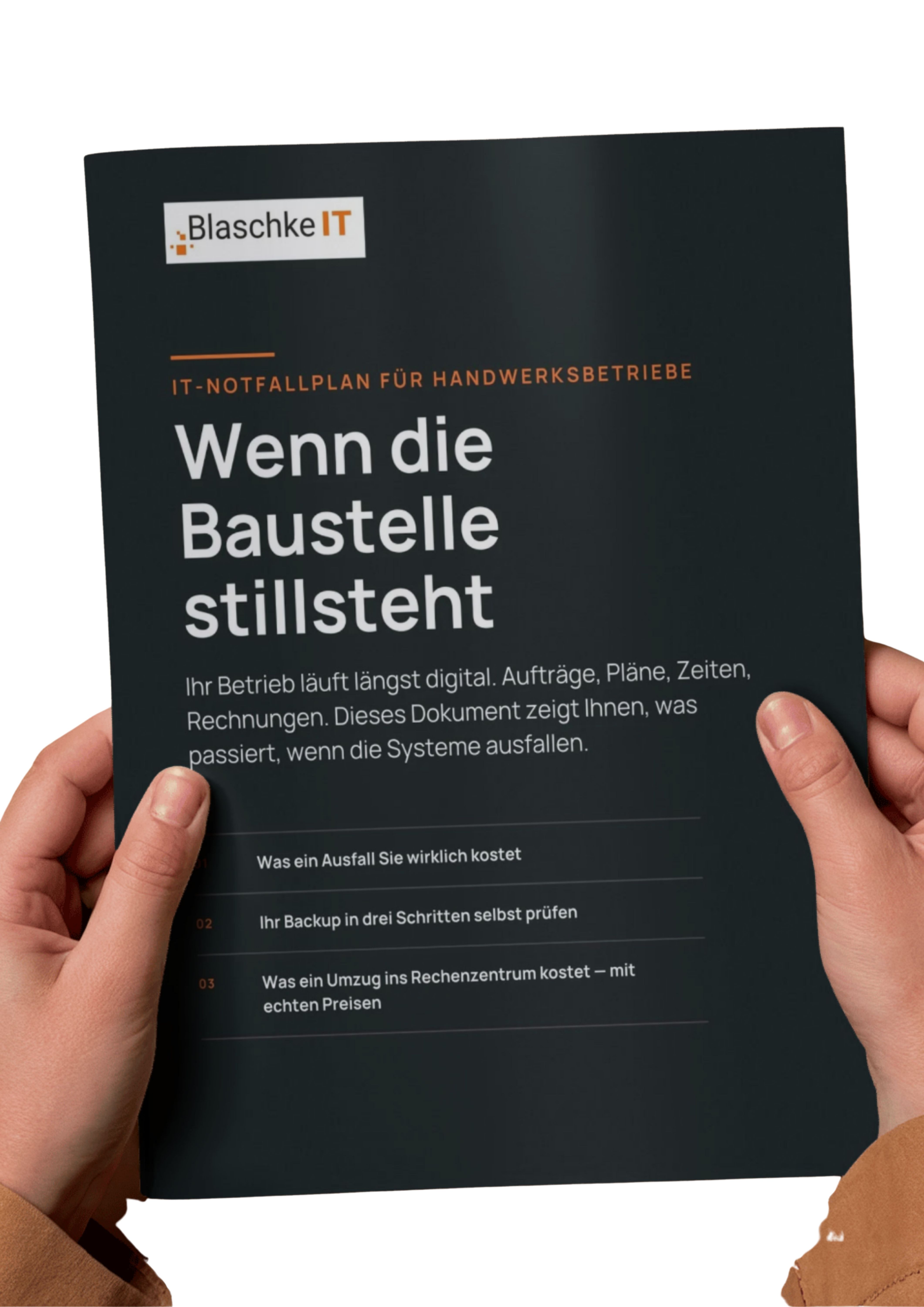 Wenn die Baustelle stillsteht – der IT-Notfallplan für Handwerksbetriebe