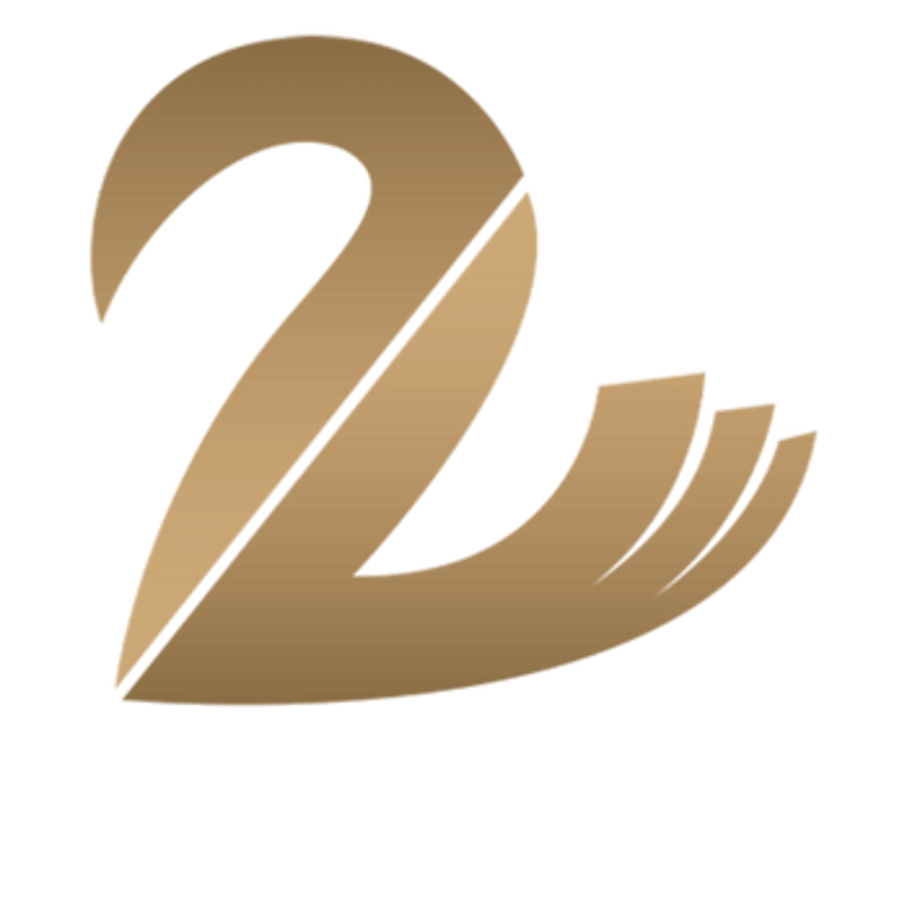 Bronze-Logo mit stilisierter "2" und "PV-EXKLUSIV" darunter.