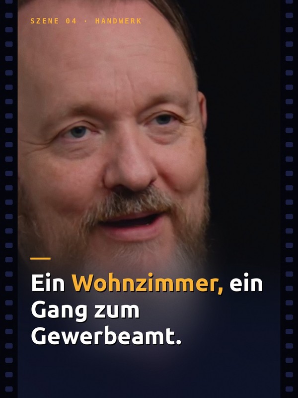 Gründer: Ein Wohnzimmer, ein Gang zum Gewerbeamt.