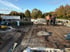 Blick vom Dach über das Baustellengelände