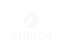 Zurich Logo: Weißer Buchstabe Z in Kreis über dem Wort ZURICH auf dunkelgrünem Hintergrund.