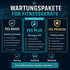 Wartungspakete für Fitnessgeräte: Übersicht der Tarife FES Basis, Plus und Premium für Wartung, UVV und Werterhalt.