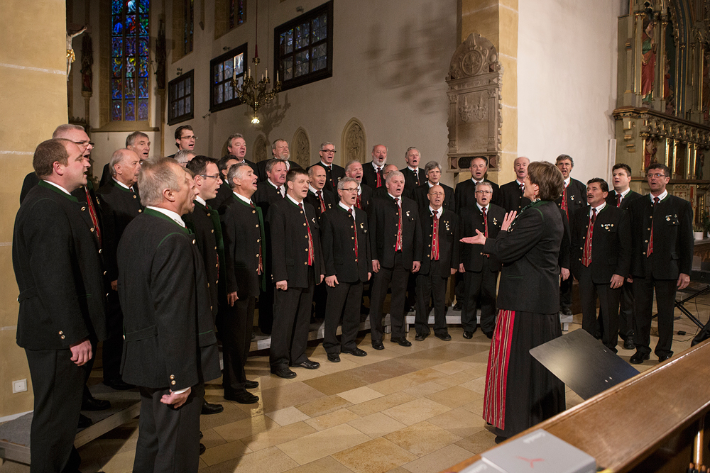 Zirbenlandchor performing at the Songs of Spirit concert, Voices of Spirit 2015, Graz