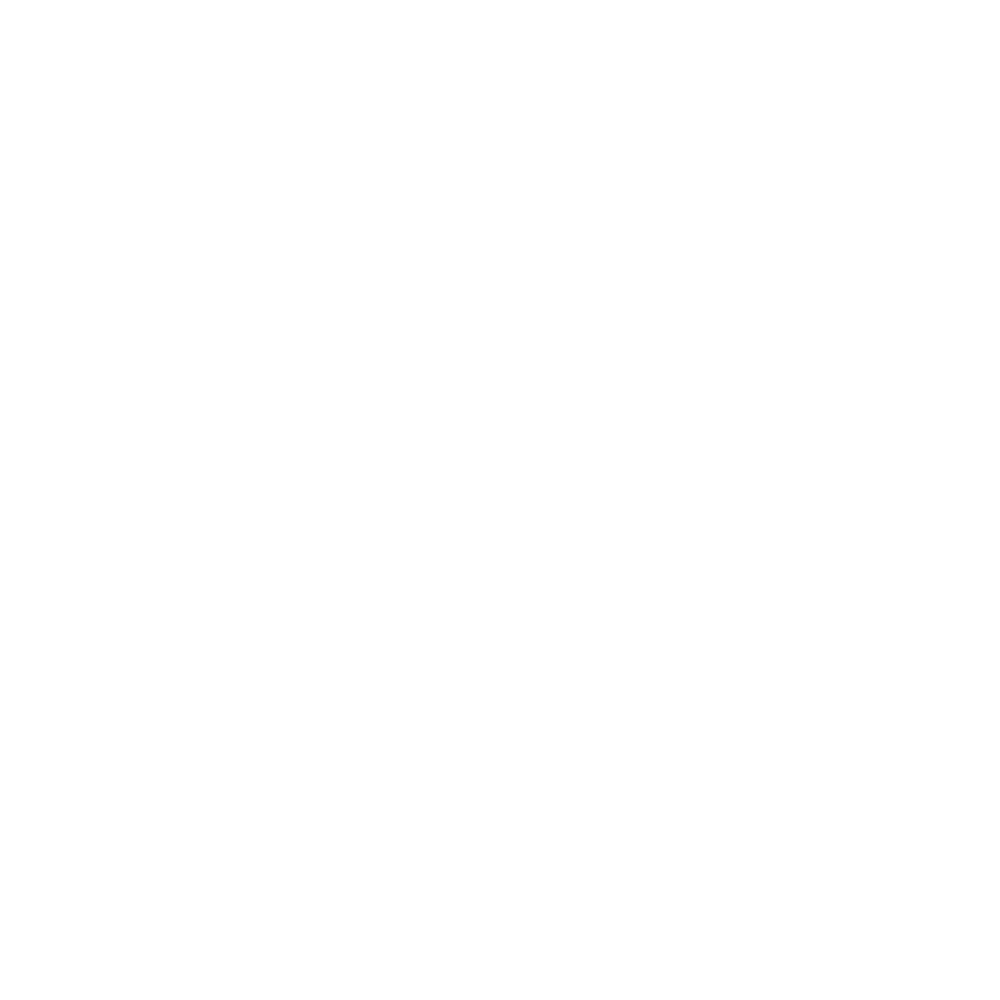 Zwei gekreuzte Hackmesser in weißer Strichzeichnung auf schwarzem Hintergrund.